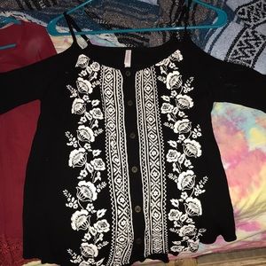 Black blouse. Worn once!